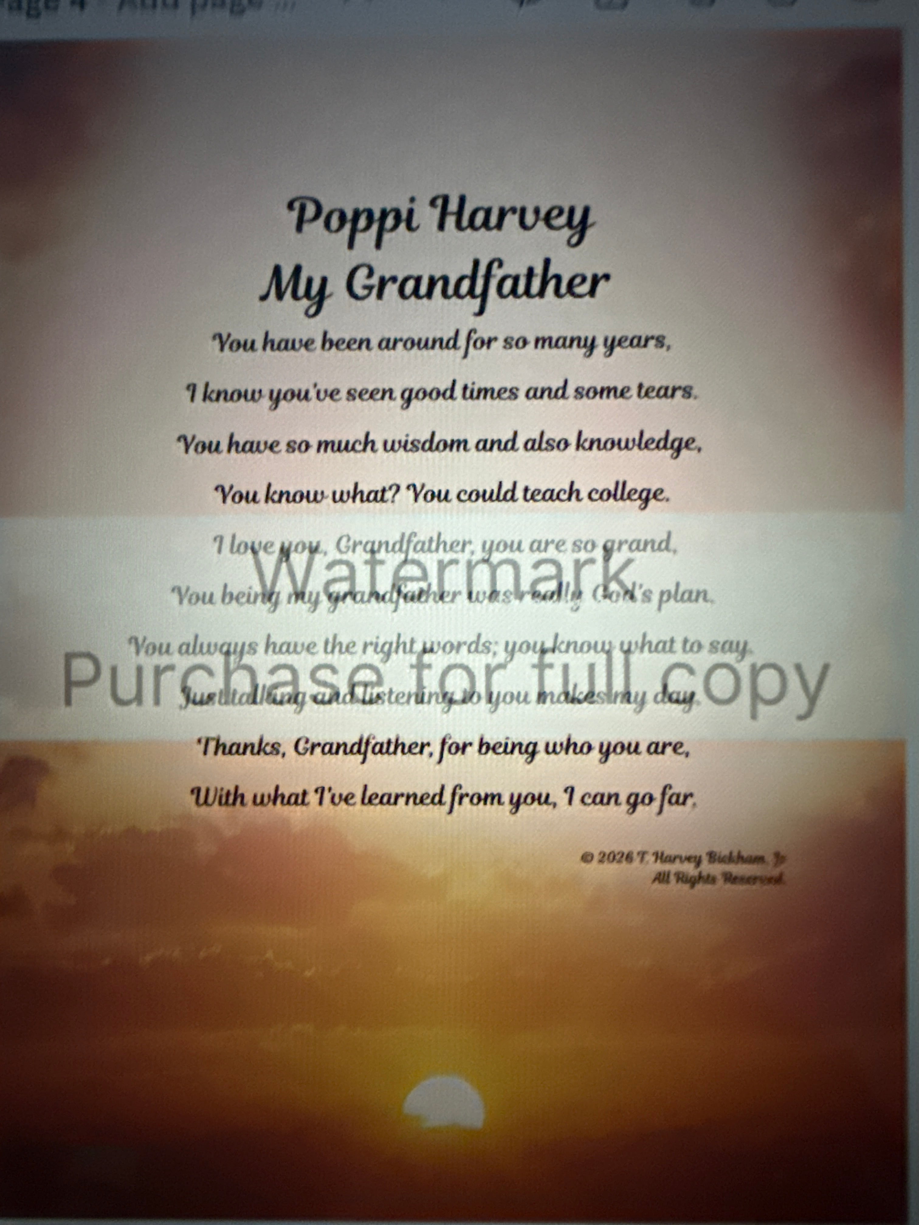 My Grandfather